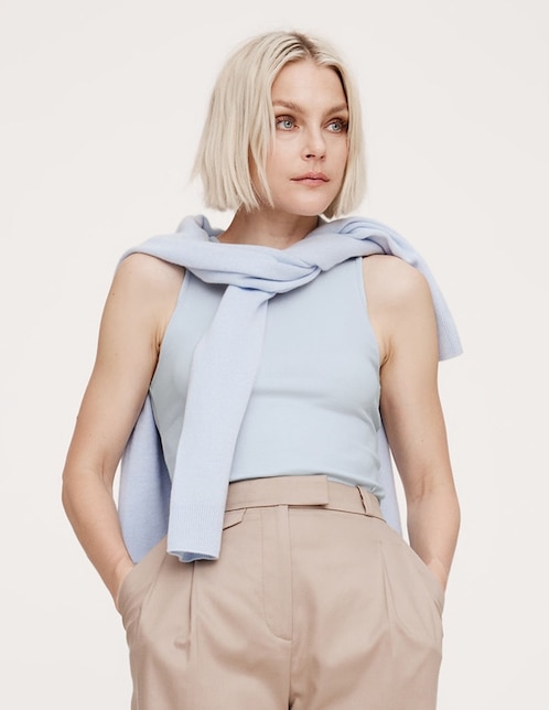 Playera cuello redondo para mujer