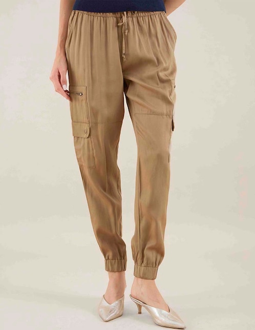 Pantalón cargo straight para mujer 1
