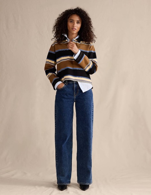 Jeans amplio para mujer 1