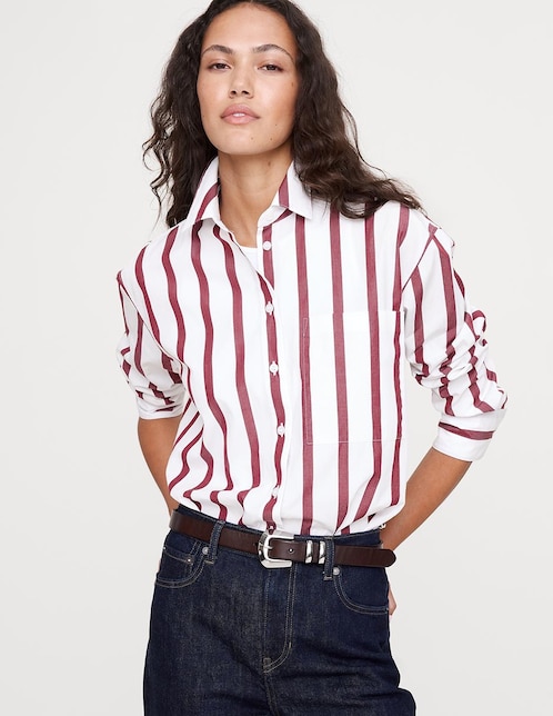 CAMISA BANANA 709273A REGULA, XG, ROJO