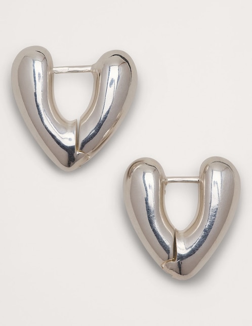 ARETES BANANA 8551, SIN TAMAÑO, PLATEADO