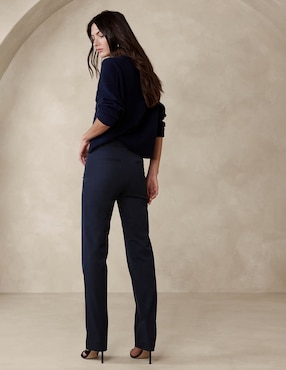 Pantalón de vestir straight para mujer