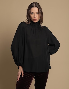 Blusa Manga Larga Para Mujer