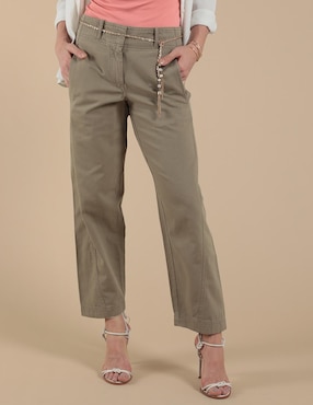 Pantalón Straight Para Mujer