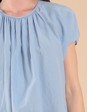 Blusa manga corta para mujer