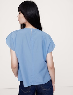 Blusa manga corta para mujer