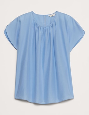 Blusa manga corta para mujer