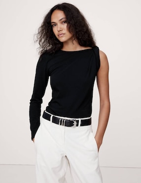 Blusa manga larga para mujer