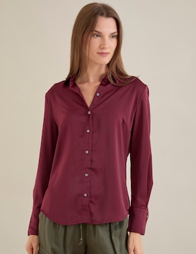 Camisa manga larga para mujer