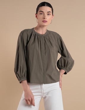 Blusa Manga 3/4 Para Mujer