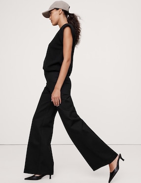 Pantalón relaxed wide leg para mujer