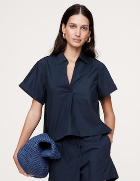 Blusa Banana Republic manga corta para mujer