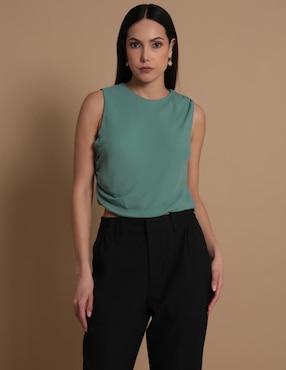 Blusa sin manga para mujer