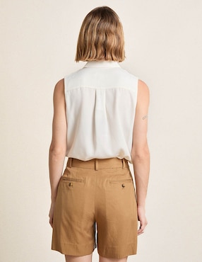 Camisa sin manga para mujer