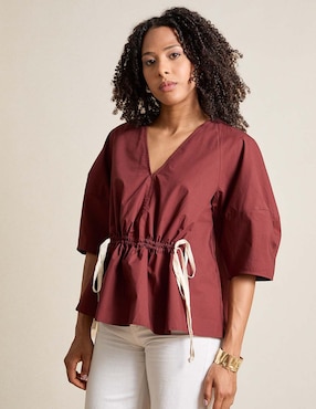 Blusa Banana Republic manga 3/4 para mujer
