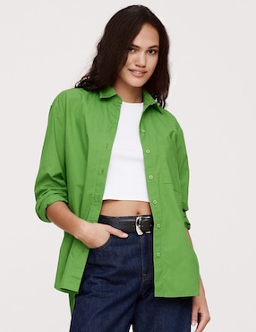 Camisa Banana Republic manga larga para mujer
