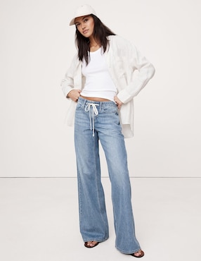 Jeans amplio Banana Republic corte cintura para mujer