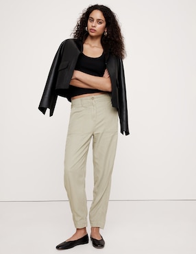 Pantalón chino slim para mujer