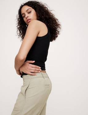 Pantalón chino slim para mujer