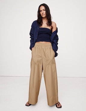 Pantalón relaxed Banana Republic amplio para mujer
