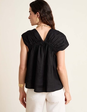 Blusa manga corta para mujer