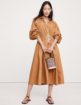 Vestido midi casual para mujer