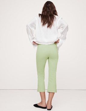 Pantalón Capri slim para mujer