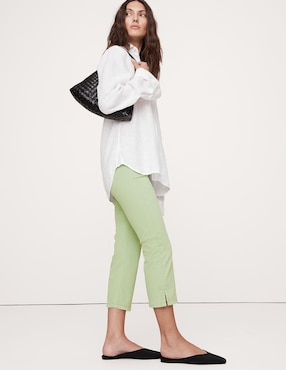 Pantalón Capri slim para mujer