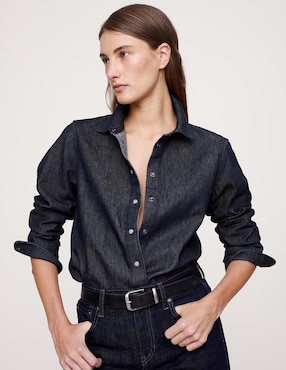 Imagen de producto Camisa de algodón manga larga para mujer