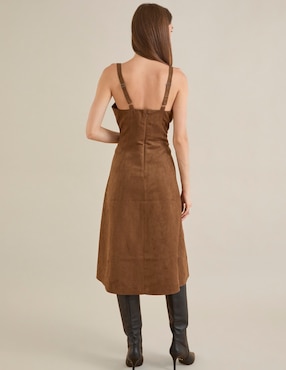 Vestido midi casual para mujer