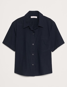 Camisa manga corta para mujer