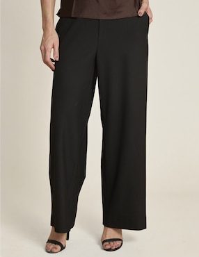 Pantalón de vestir wide leg para mujer