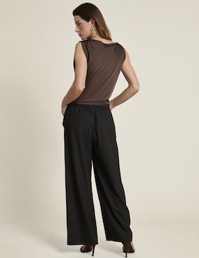 Pantalón de vestir wide leg para mujer
