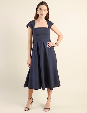 Vestido midi casual para mujer