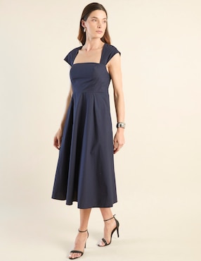 Vestido midi casual para mujer