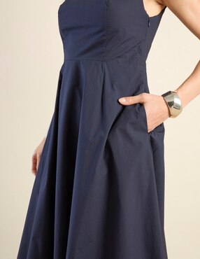 Vestido midi casual para mujer
