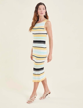 Vestido midi casual para mujer