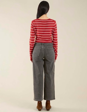 Jeans wide leg para mujer