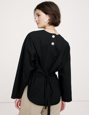 Blusa manga larga para mujer