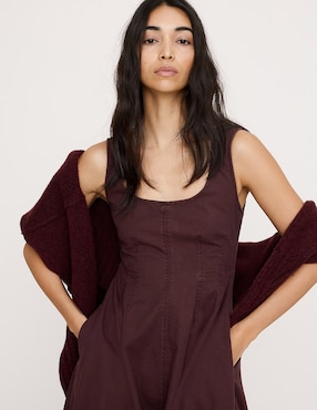 Vestido crop casual para mujer