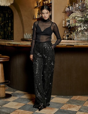 Imagen de producto Pantalón relaxed wide leg para mujer