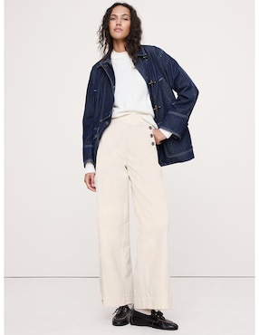 Pantalón relaxed wide leg para mujer