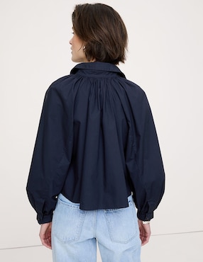 Camisa Banana Republic manga larga para mujer