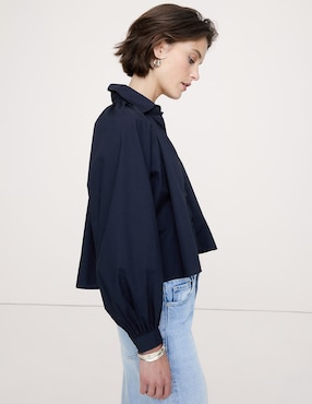 Camisa Banana Republic manga larga para mujer
