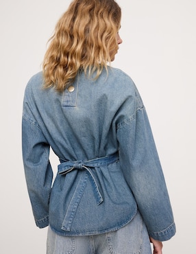 Blusa manga larga para mujer