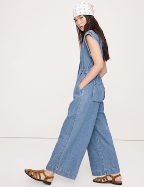Jumpsuit de mezclilla para mujer