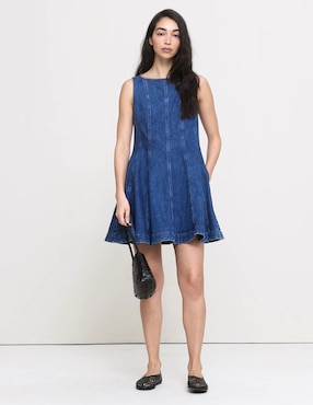 Vestido corto casual para mujer