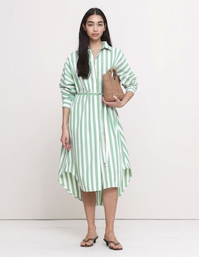 Vestido midi casual para mujer