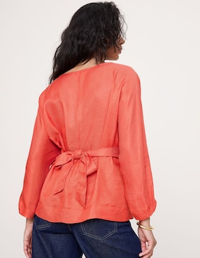 Blusa manga larga para mujer