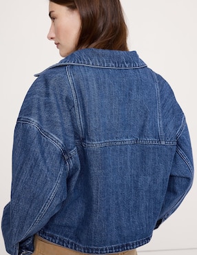 Chamarra de mezclilla para mujer